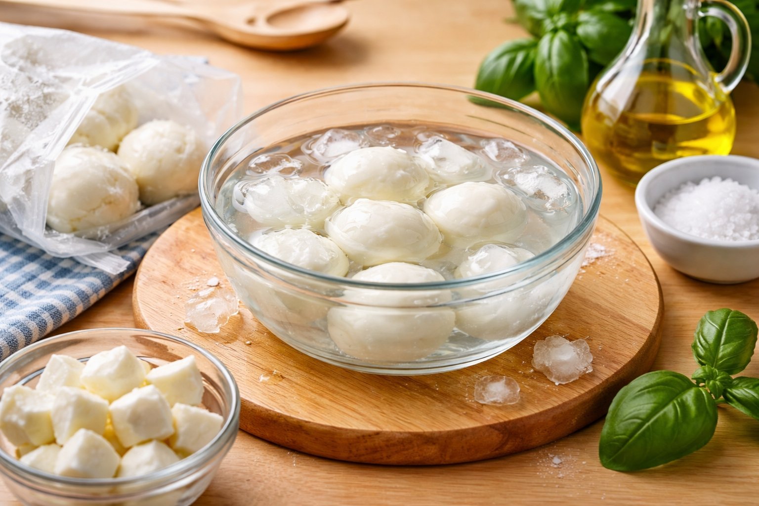 Comment décongeler de la mozzarella