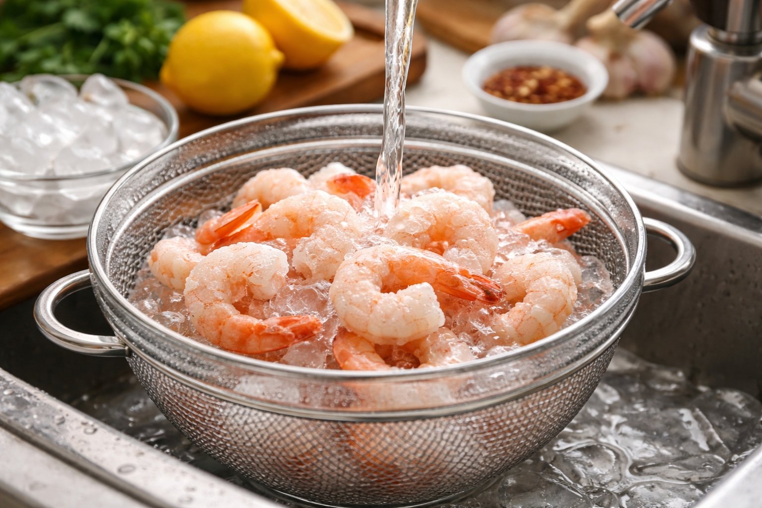 Comment décongeler des crevettes