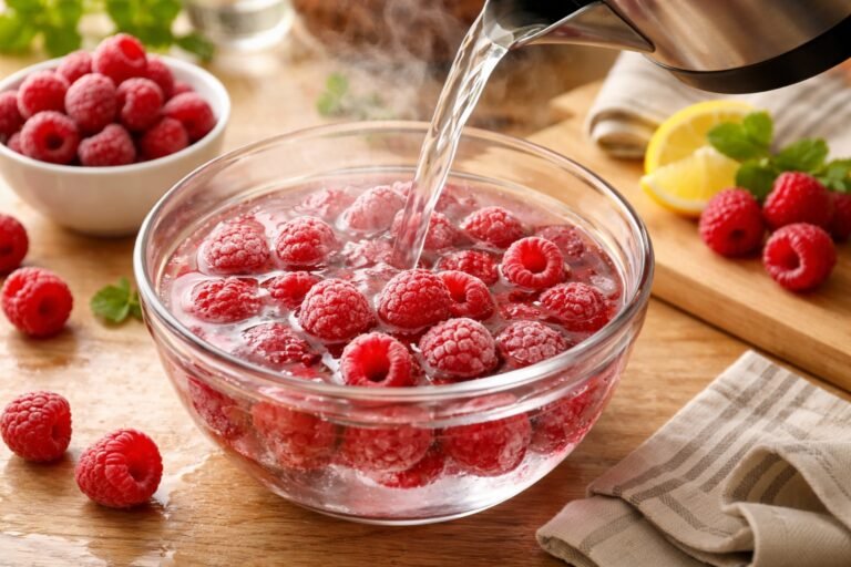 Comment décongeler des framboises