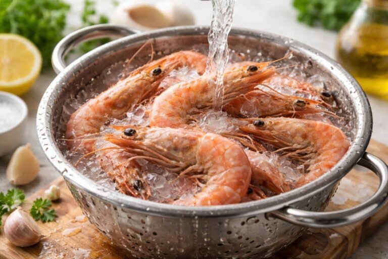 Comment décongeler des gambas