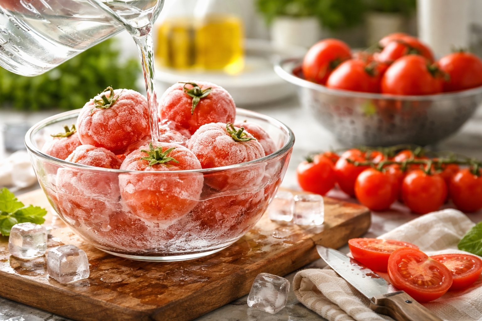 Comment décongeler des tomates