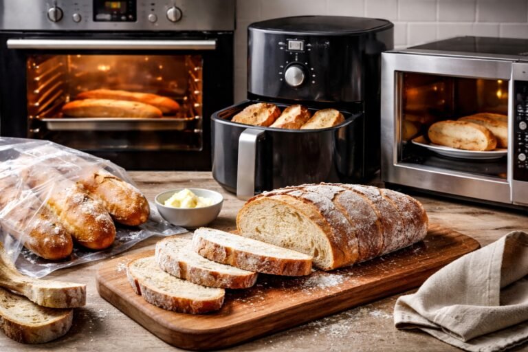 Comment décongeler du pain : four, airfryer, micro-onde ...