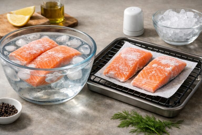 Comment décongeler du saumon