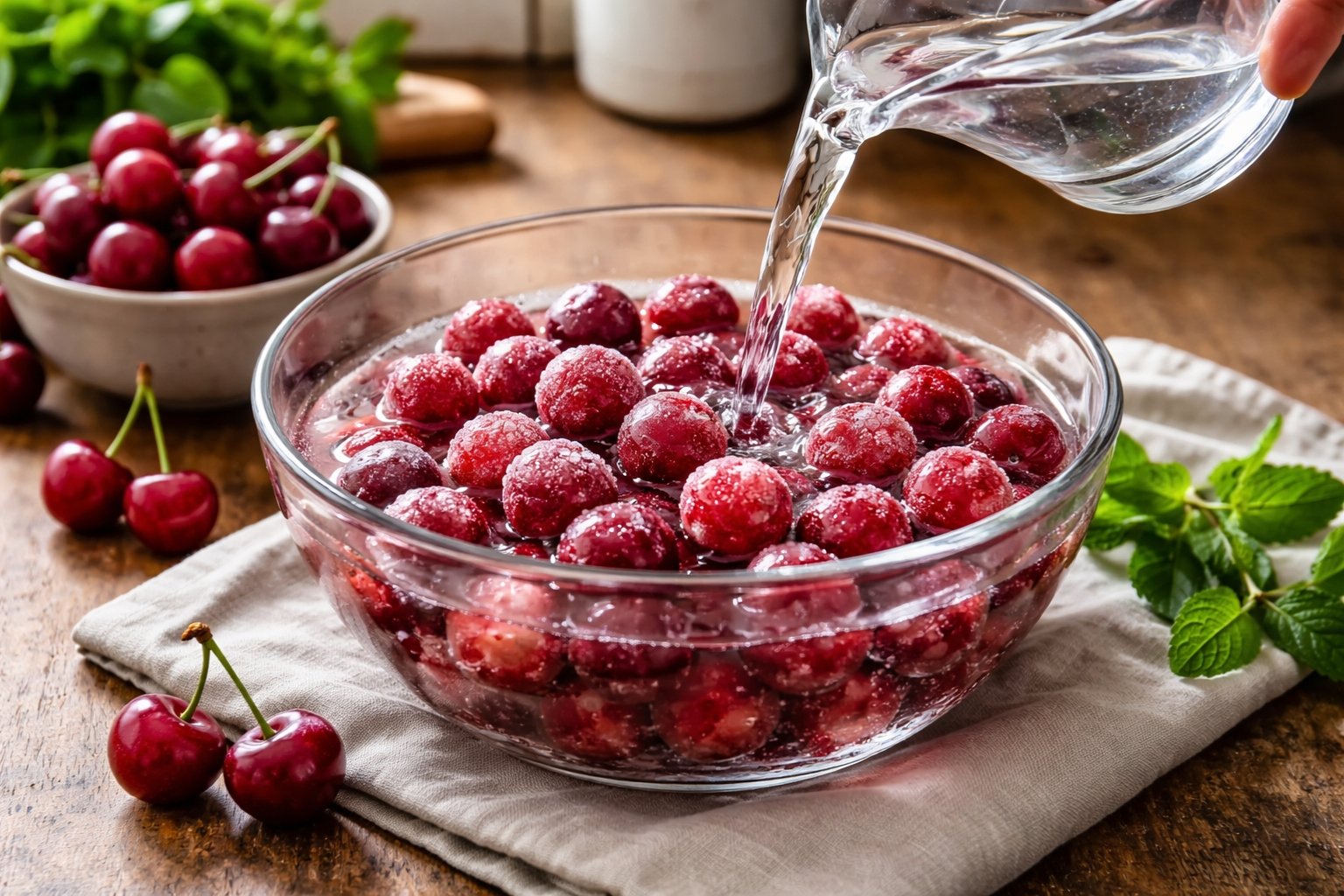 Comment décongeler des cerises