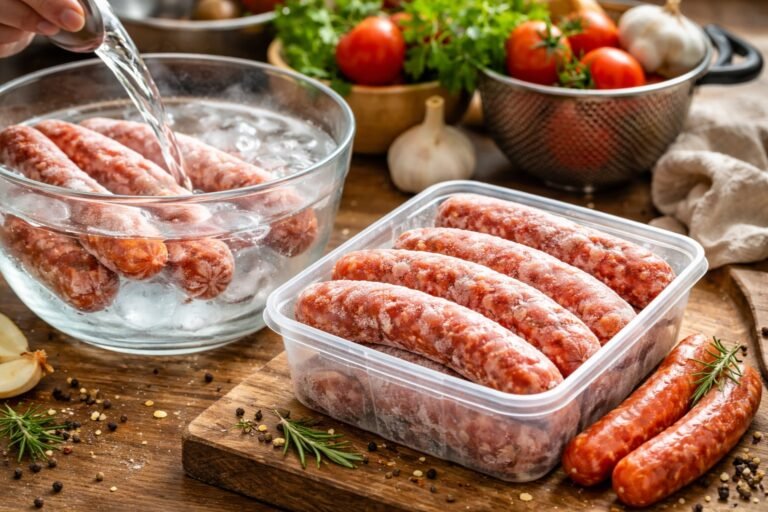 Comment décongeler des merguez sans les abîmer