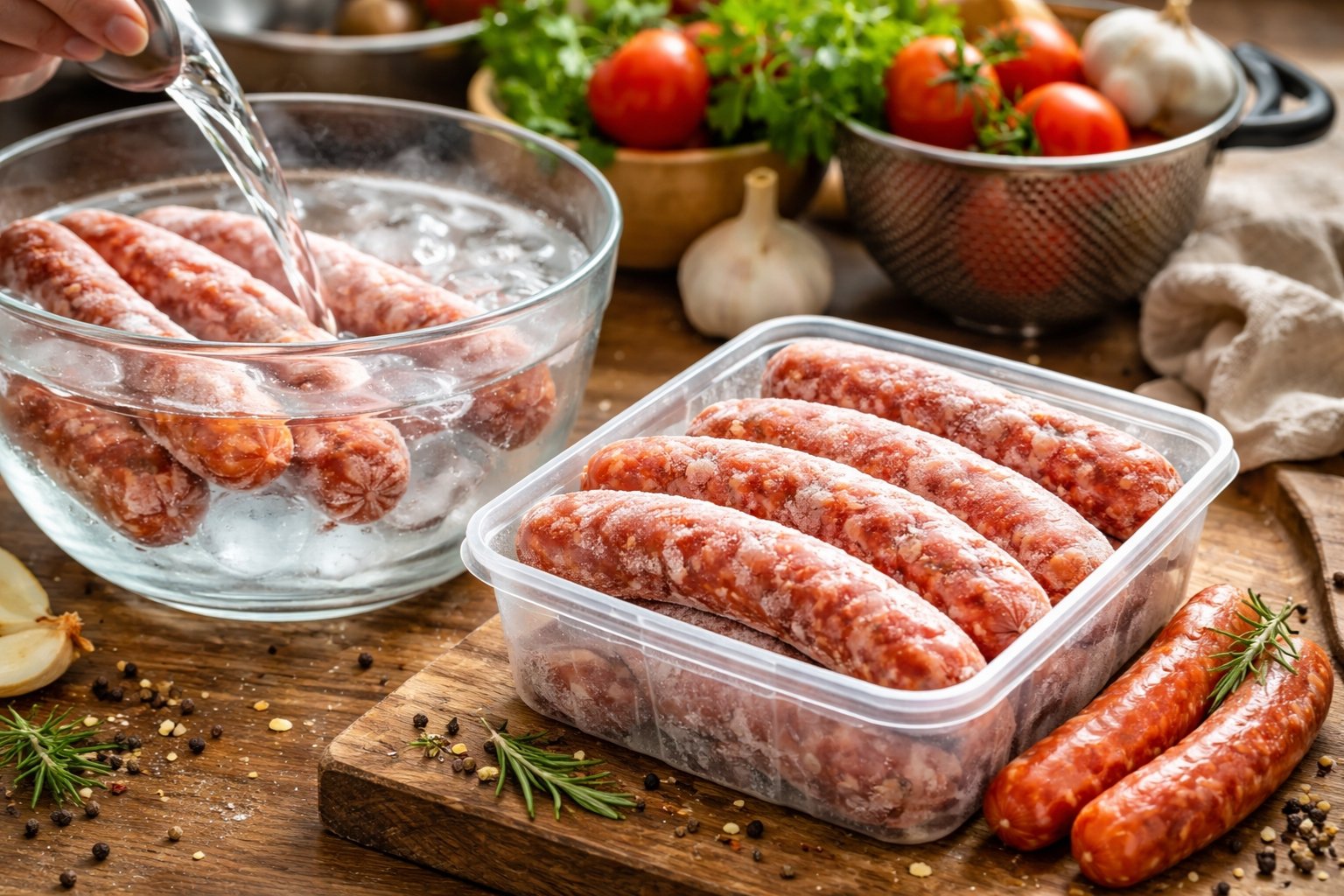 Comment décongeler des merguez sans les abîmer