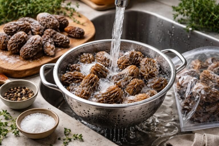 Comment décongeler des morilles sans les abîmer