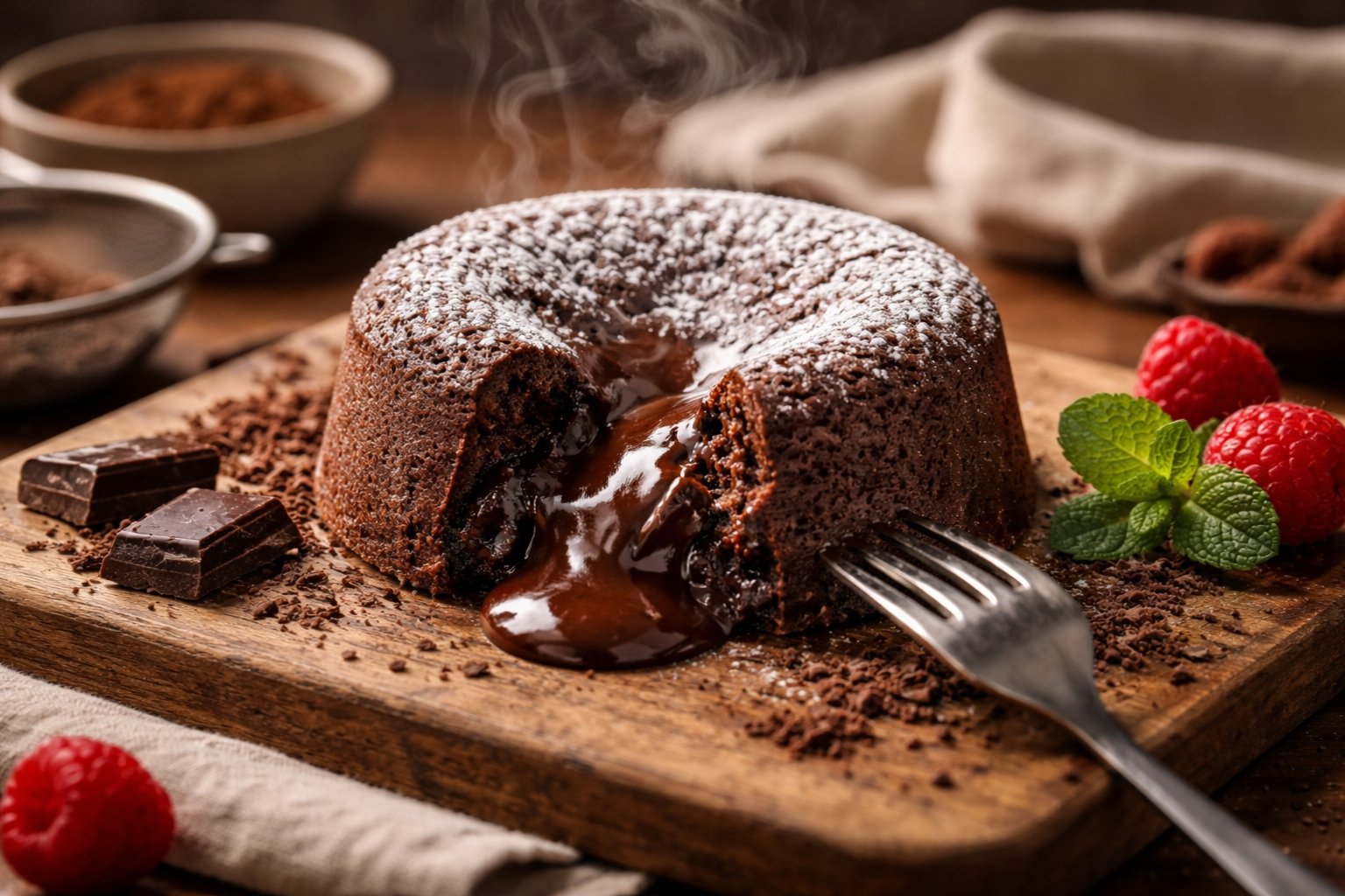 Comment décongeler un fondant au chocolat