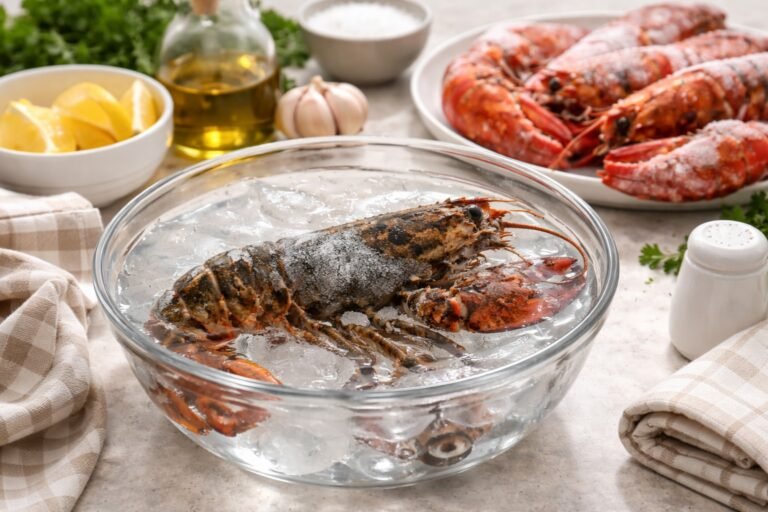 Comment décongeler un homard cuit ou cru