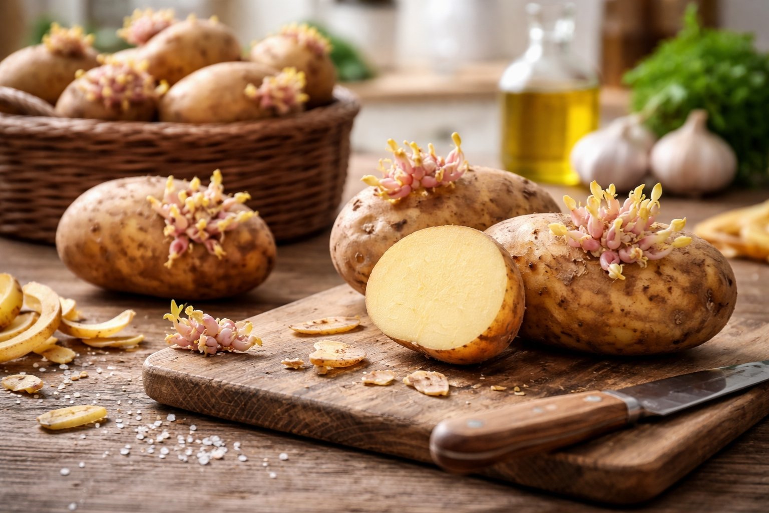 Peut on manger des pommes de terre germées