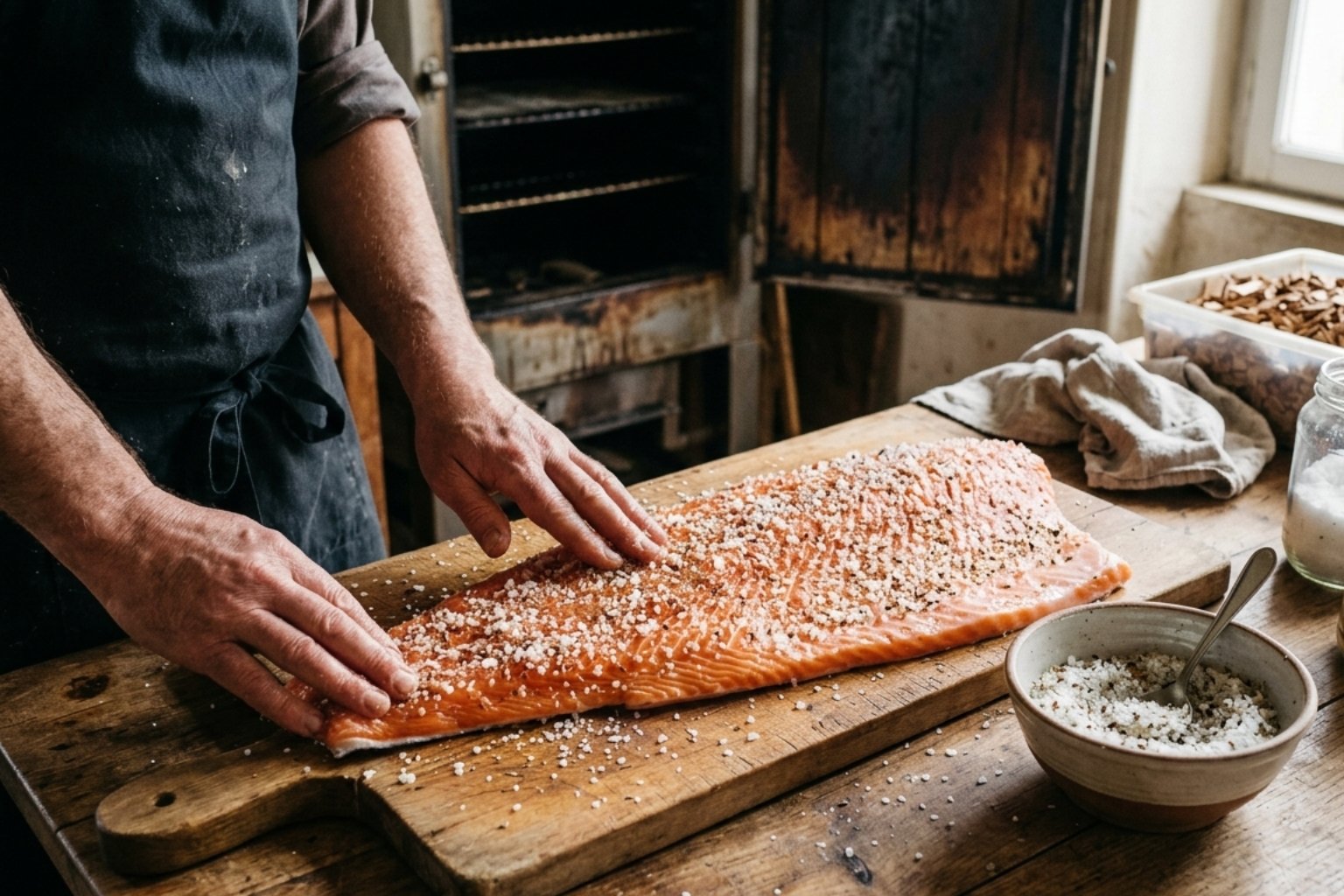 Combien de temps de salage pour un saumon fumé