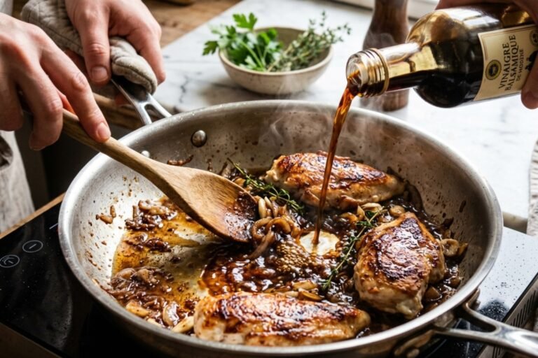 Comment déglacer au vinaigre balsamique