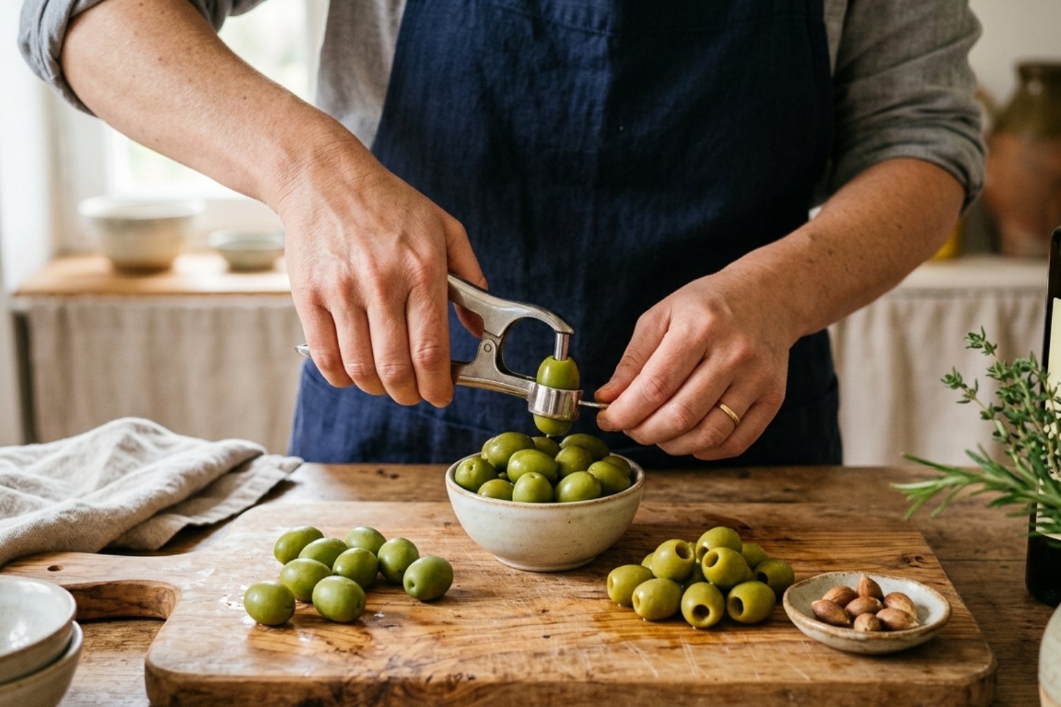 Comment dénoyauter des olives