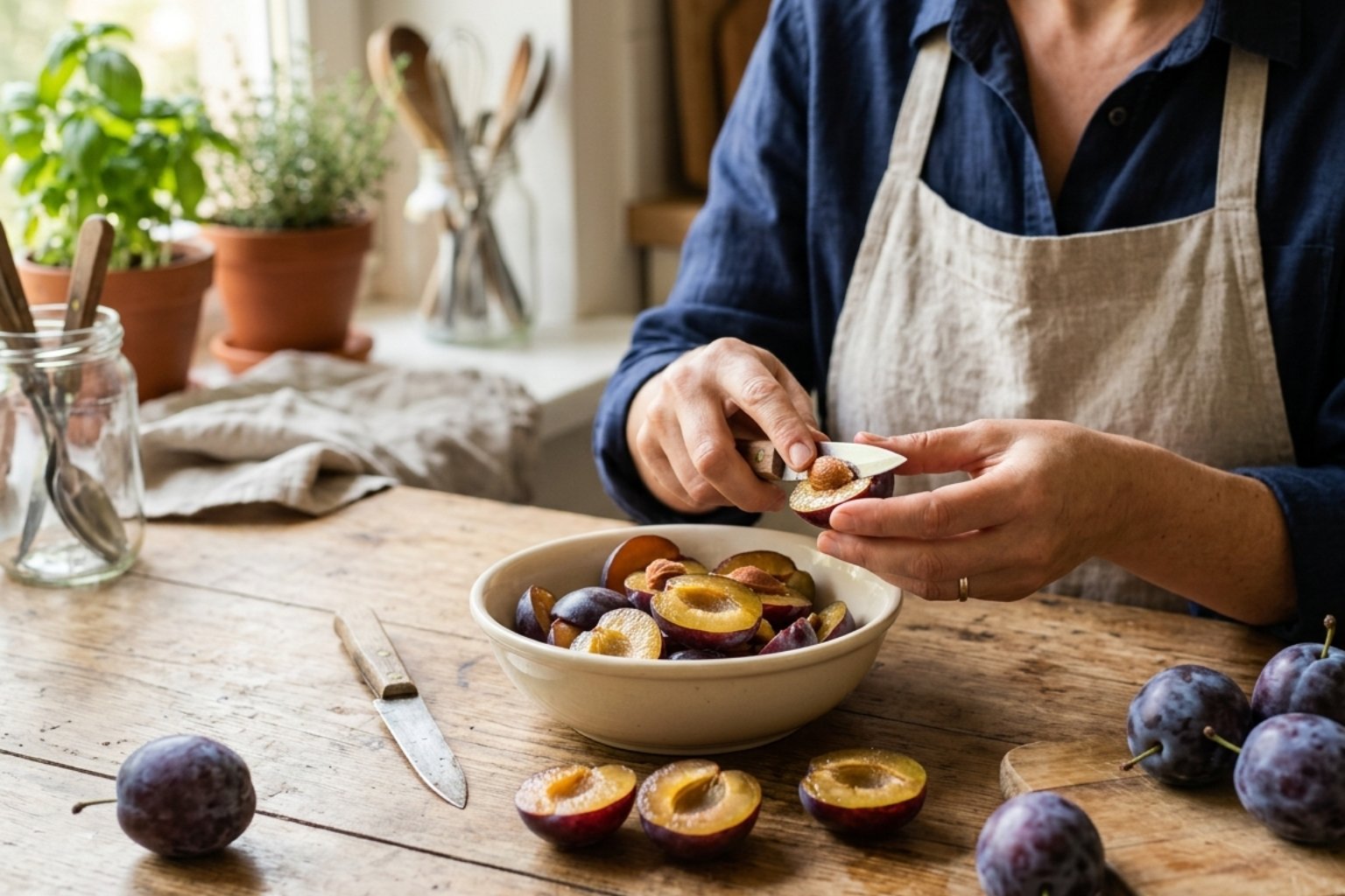 Comment dénoyauter des prunes facilement