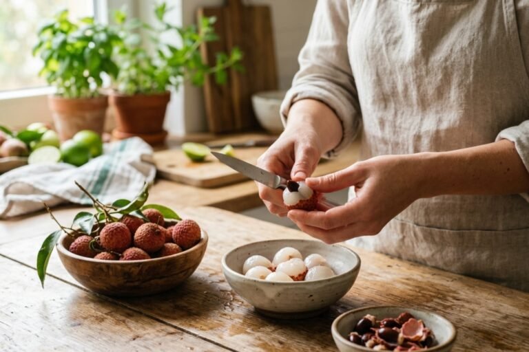 Comment dénoyauter un litchi facilement