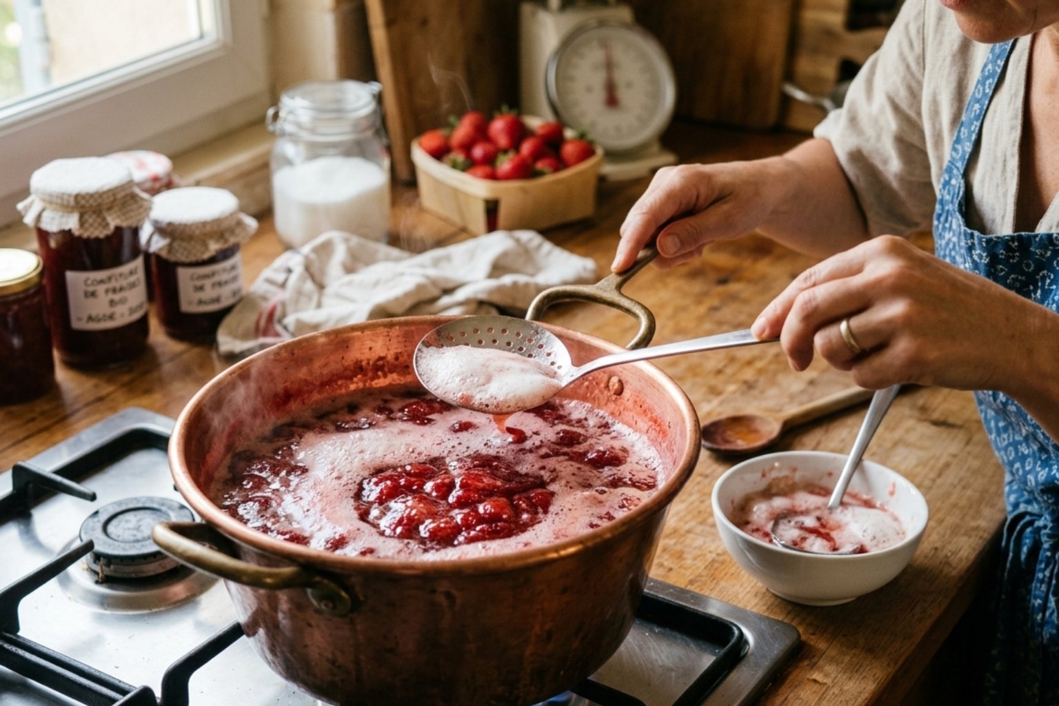Comment éviter l'écume sur la confiture