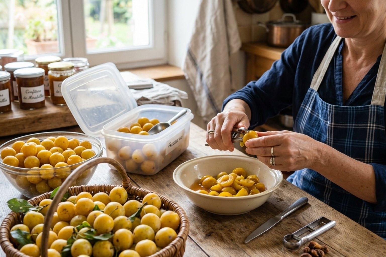 Faut il dénoyauter les mirabelles avant de les congeler