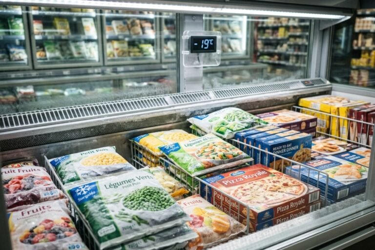 Quelle est la température de conservation produits surgelés