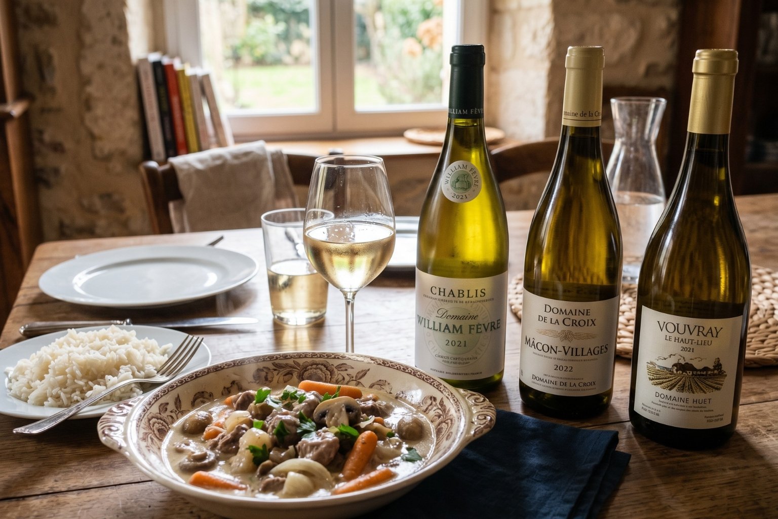 Quel vin avec blanquette de veau