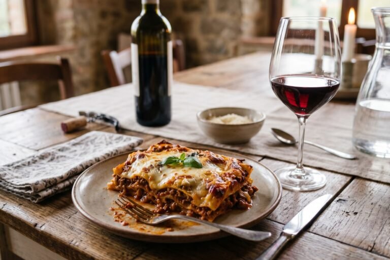 Quel vin avec des lasagnes