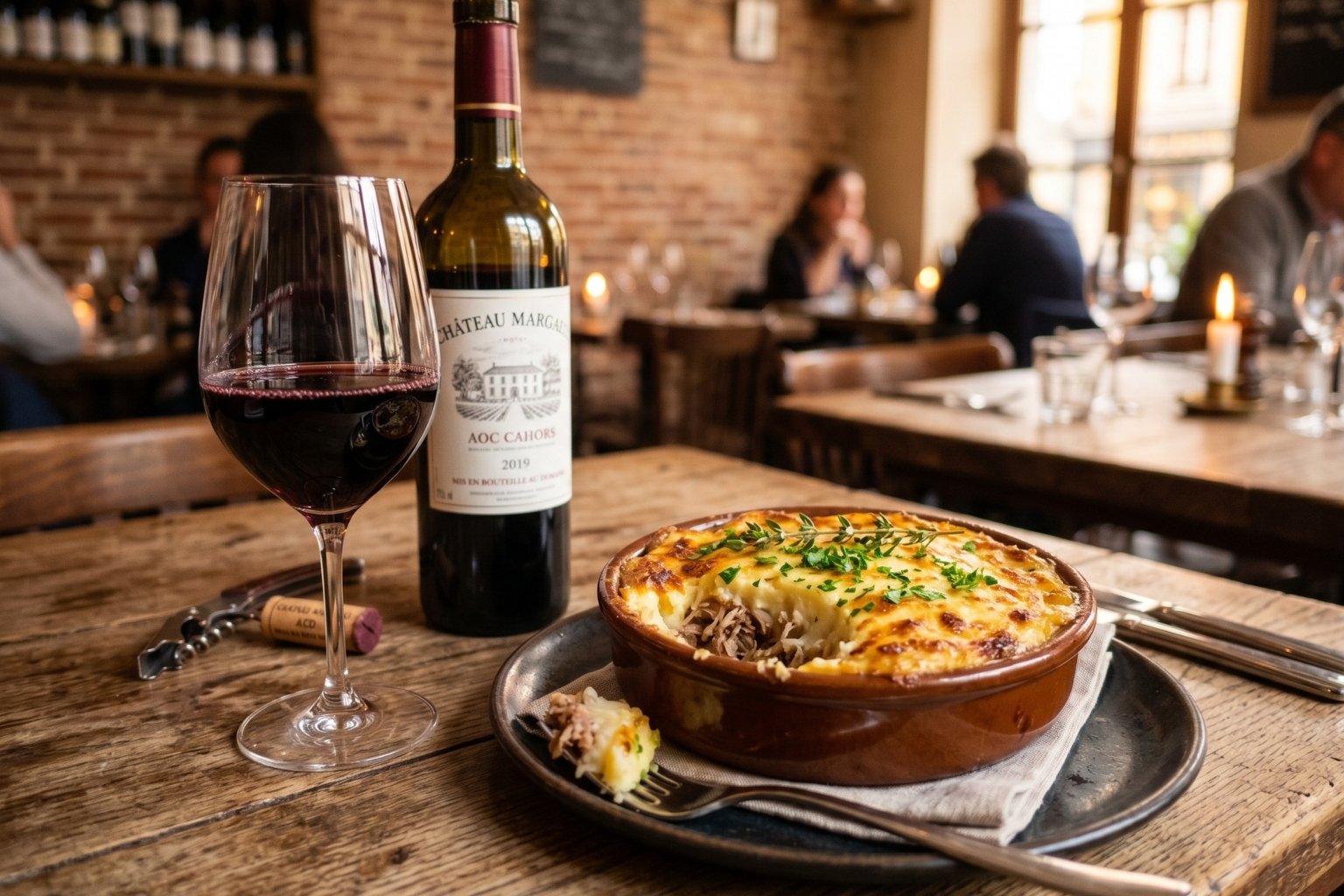 Quel vin avec un parmentier de canard