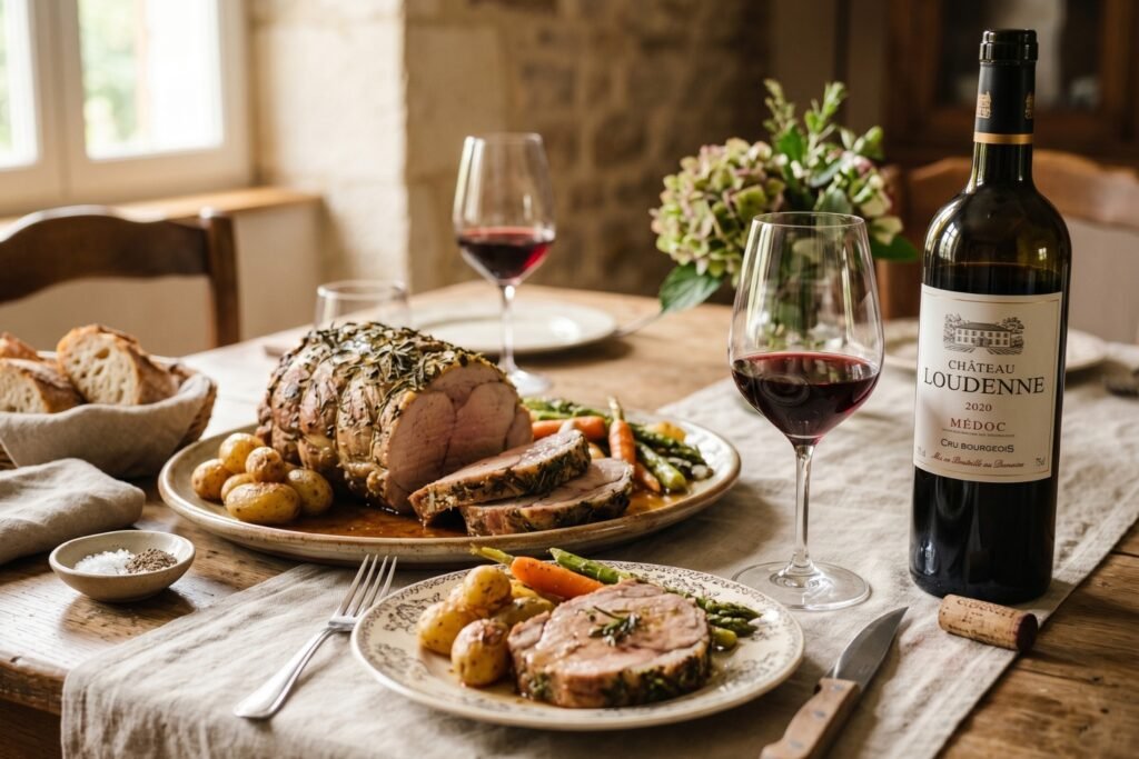 Quel vin avec un rôti de veau