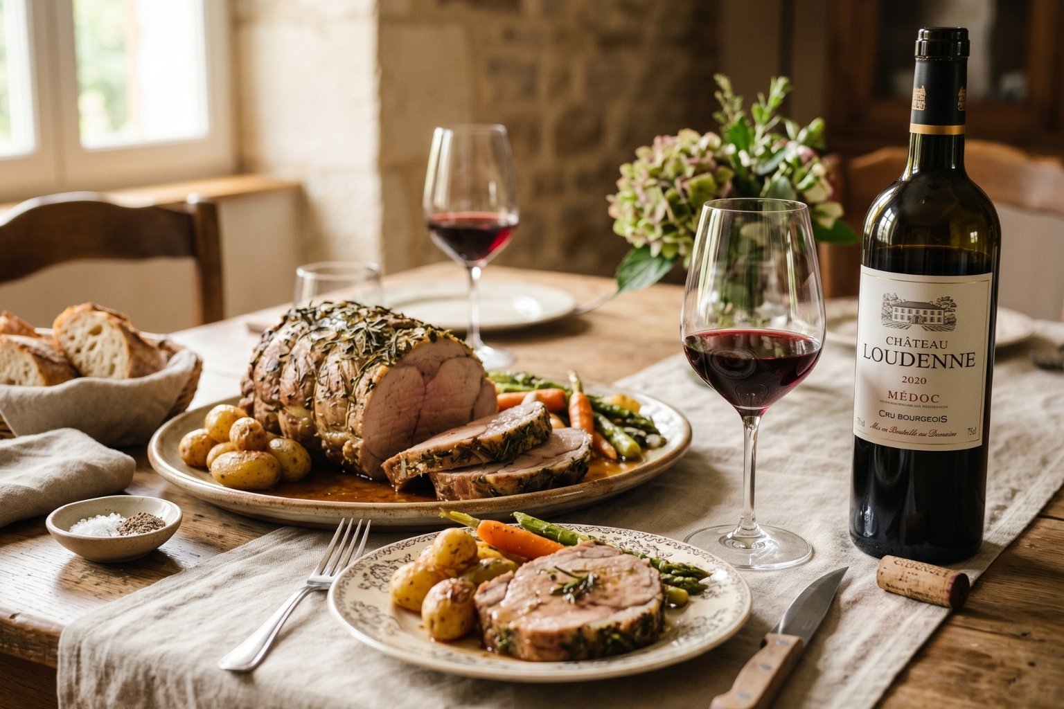 Quel vin avec un rôti de veau