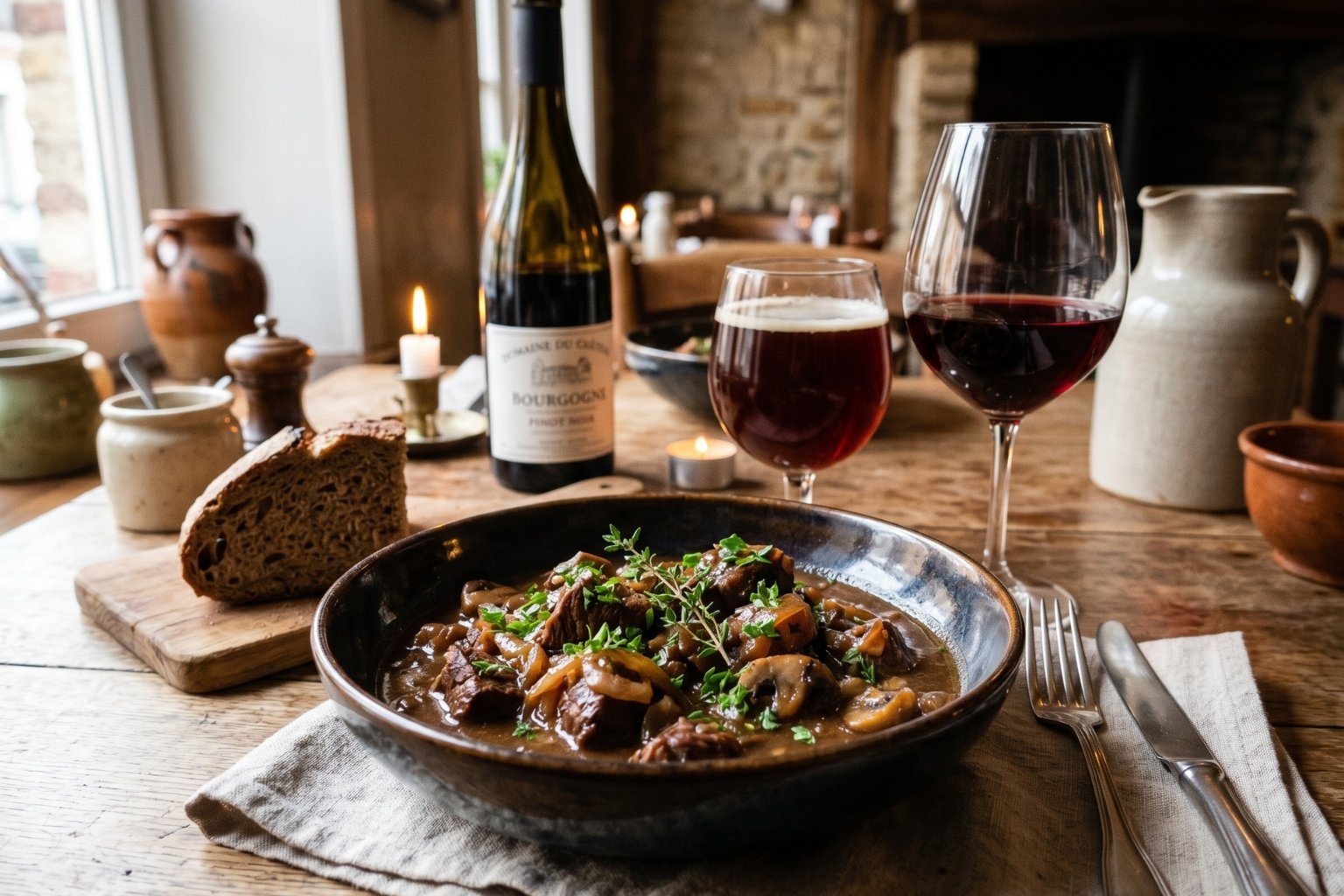 Quel vin avec une carbonade flamande