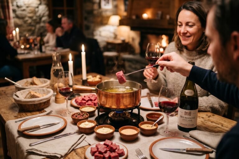 Quel vin avec une fondue bourguignonne