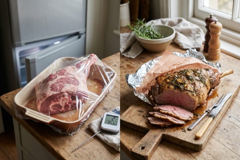 comment décongeler un gigot d'agneau crues et cuit