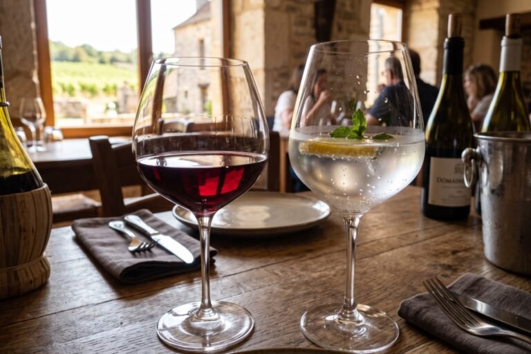 Quel verre pour le vin et l'eau