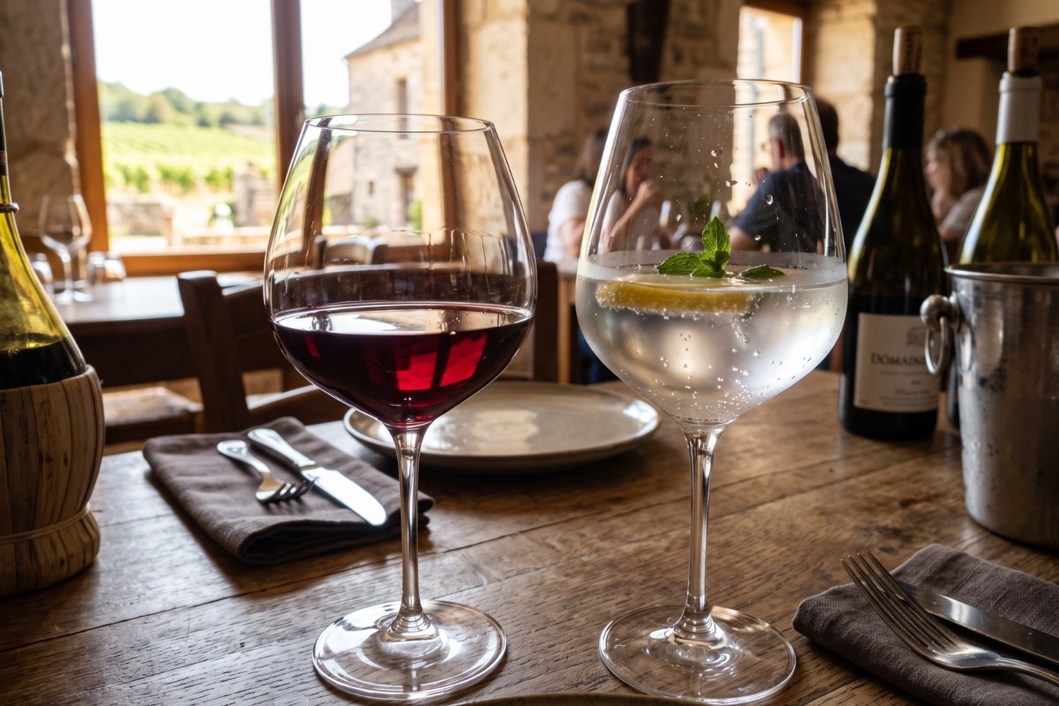 Quel verre pour le vin et l'eau