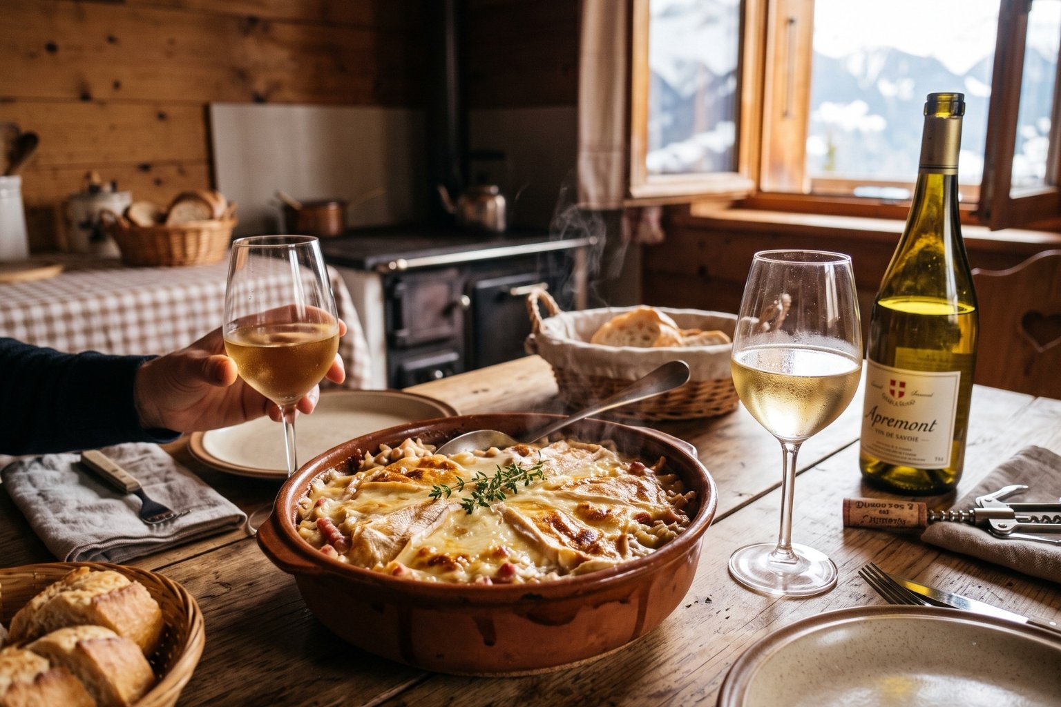 Quel vin avec croziflette