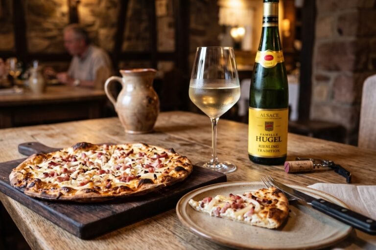 Quel vin avec la tarte flambée