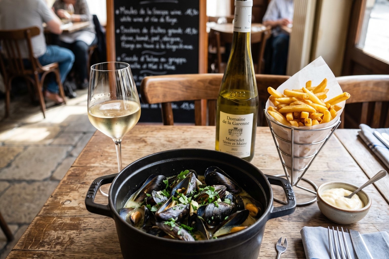 Quel vin avec les moules frites