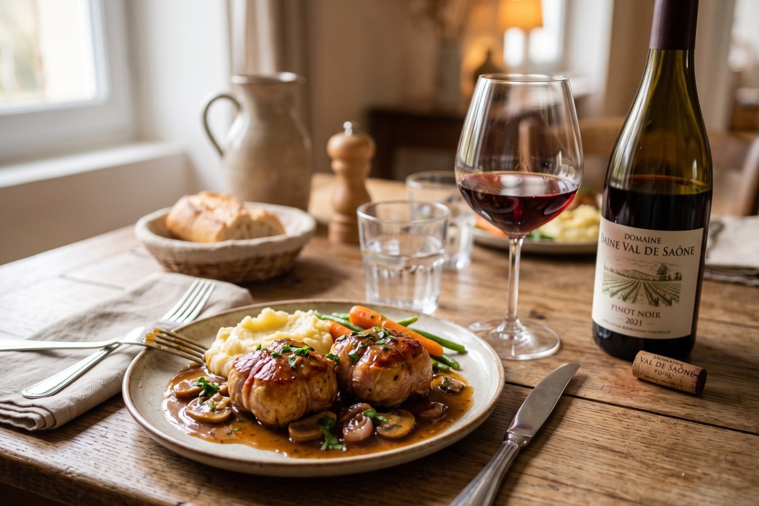 Quel vin avec les paupiettes de veau