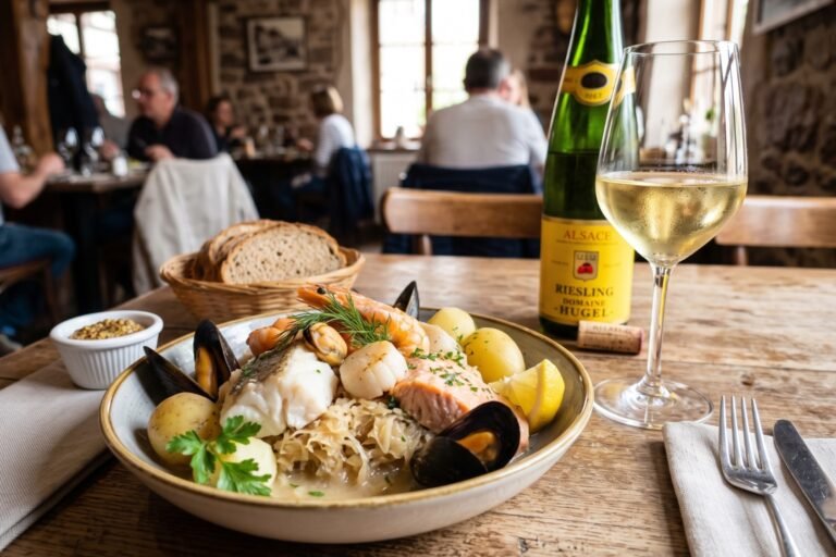 Quel vin avec une choucroute de la mer