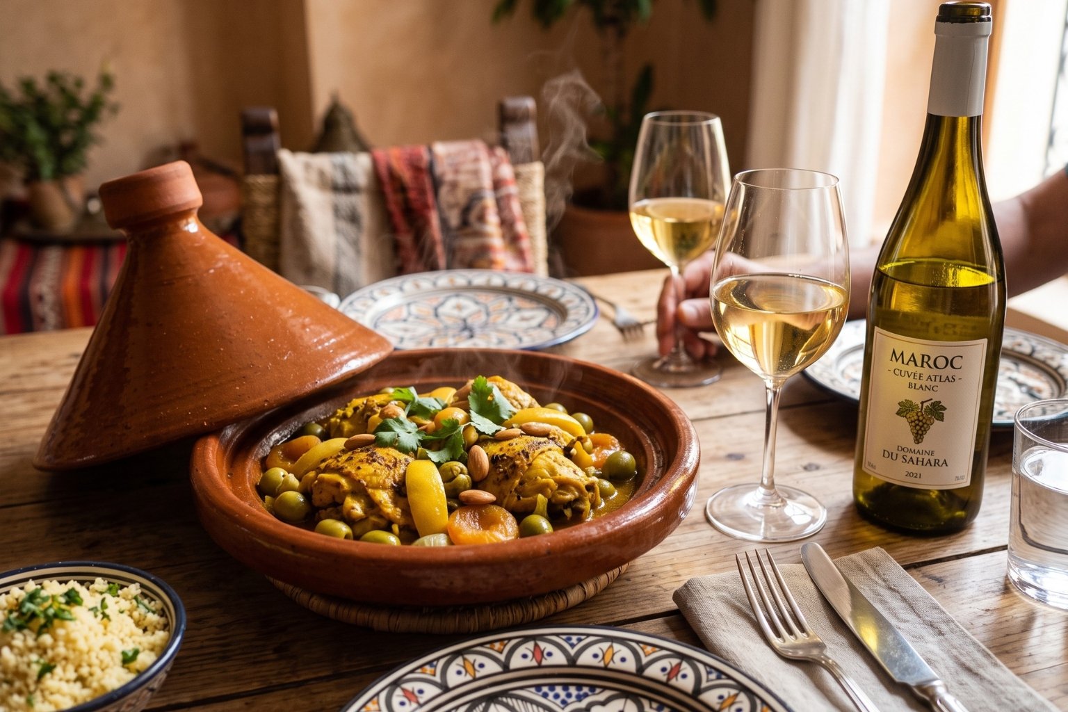 Quel vin avec une tajine de poulet
