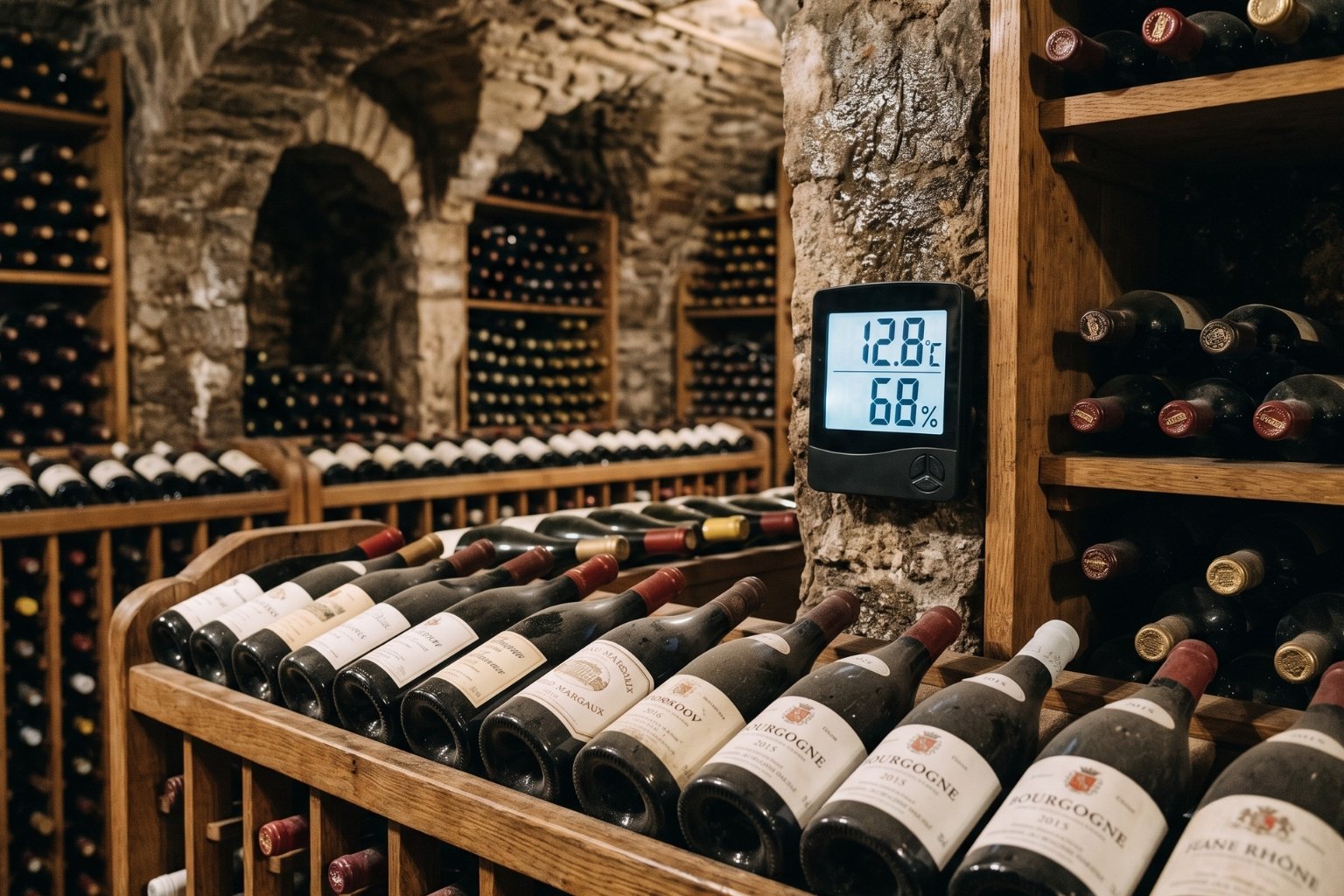 Quelle température cave à vin